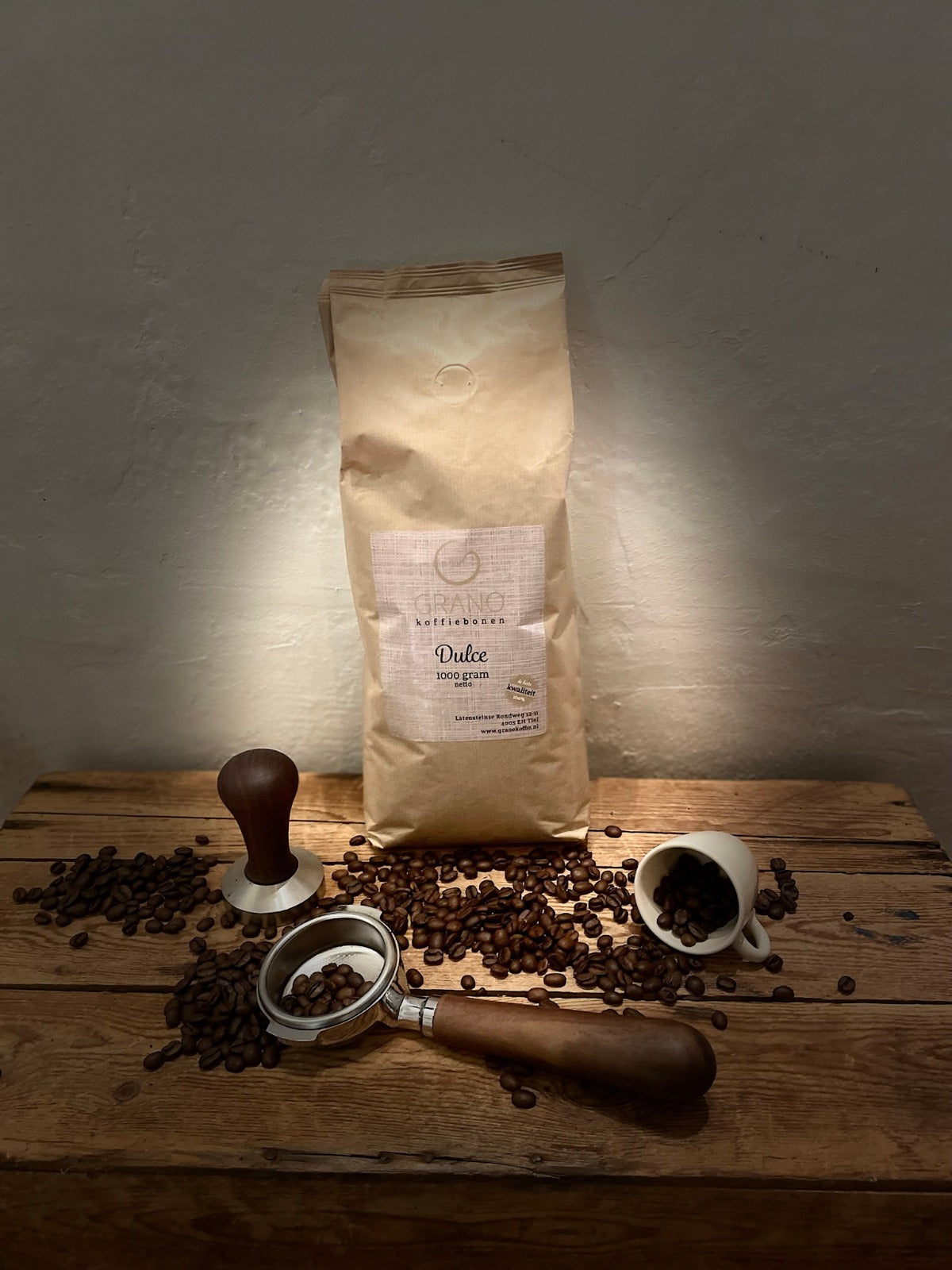 Grano Dulce vers gebrande koffiebonen