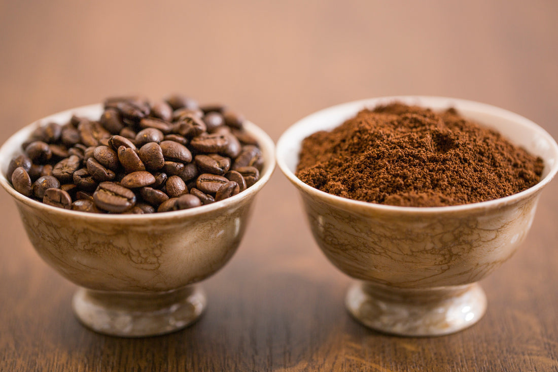 koffiebonen of gemalen koffie